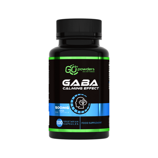 Go Powders Gaba Calming Effect 500 mg. 100 Capsules Go Powders Gaba Calming Effect 500 mg. 100 Capsules