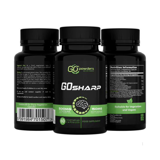 Go Powders Go Sharp 60 Capsules Go Powders Go Sharp 60 Capsules