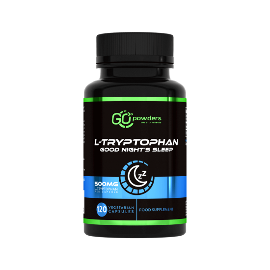 Go Powders L-Tryptophan Good Night’s Sleep 500 mg. 120 Capsules Go Powders L-Tryptophan Good Night’s Sleep 500 mg. 120 Capsules