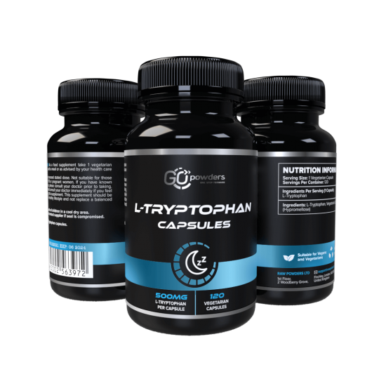 Go Powders L-Tryptophan Good Night’s Sleep 500 mg. 120 Capsules Go Powders L-Tryptophan Good Night’s Sleep 500 mg. 120 Capsules