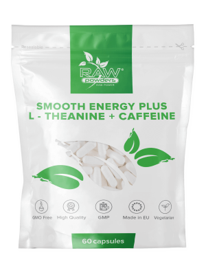 Smooth Energy Plus (L-theanine + Caffeine) 60 Capsules
