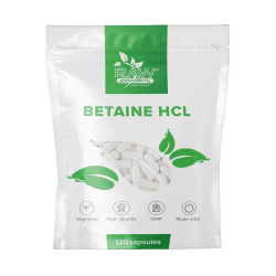 Betaine HCL 650 mg. 120 Capsules