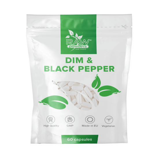 Diindolylmethane (DIM) 150mg & Black Pepper 20mg 60 capsules