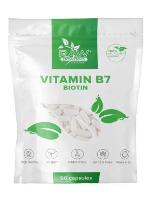 Biotin (Vitamin B7) 10mg 90 capsules