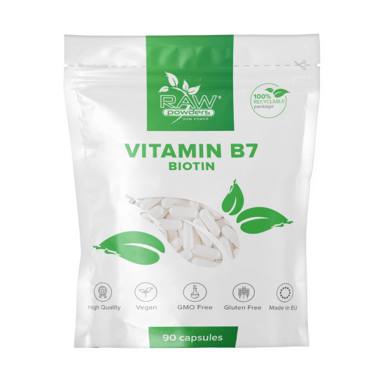 Biotin (Vitamin B7) 10mg 90 capsules