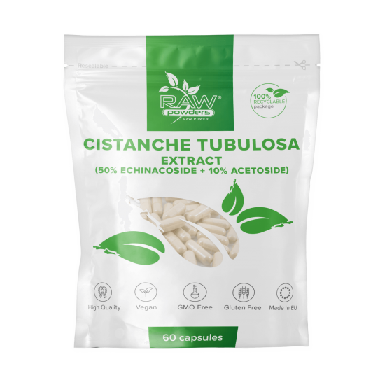 Cistanche tubulosa Extract 100mg 60 capsules (50% Echinacoside + 10% Acetoside)