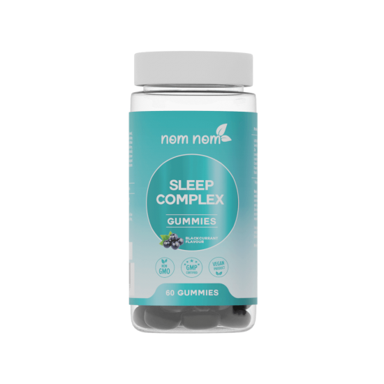 Nom nom Sleep complex (60 Blackcurrant flavor gummies)