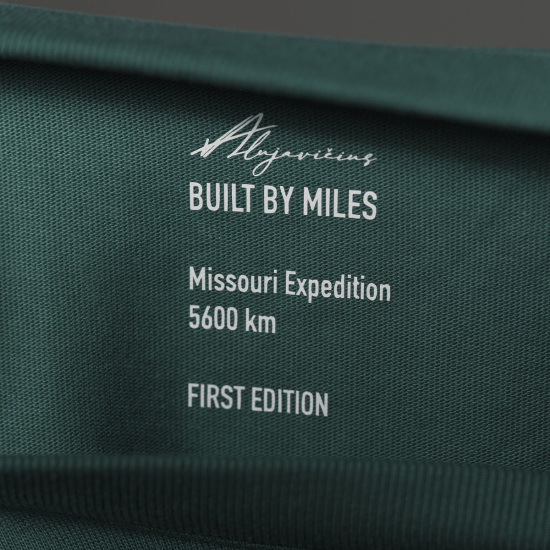 Valujavičius “Built by Miles” Oversized T-Shirt – Missouri Expedition (First Edition)