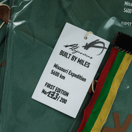 Valujavičius “Built by Miles” Oversized T-Shirt – Missouri Expedition (First Edition)