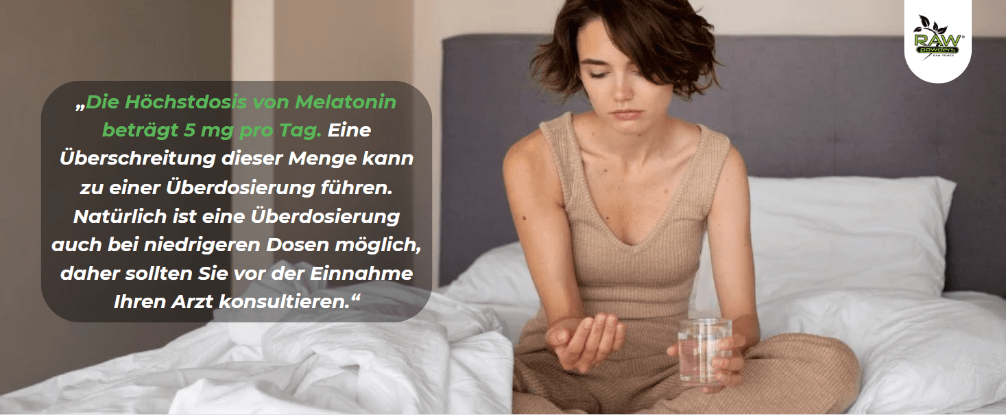 Höchstdosis Melatonin 5 mg/Tag