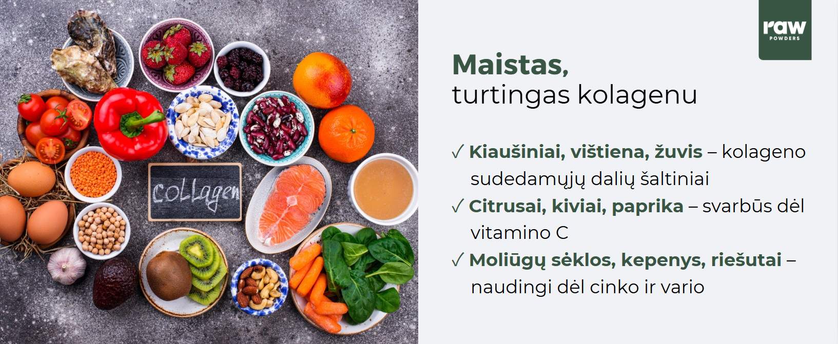 Kolagenas maisto produktuose