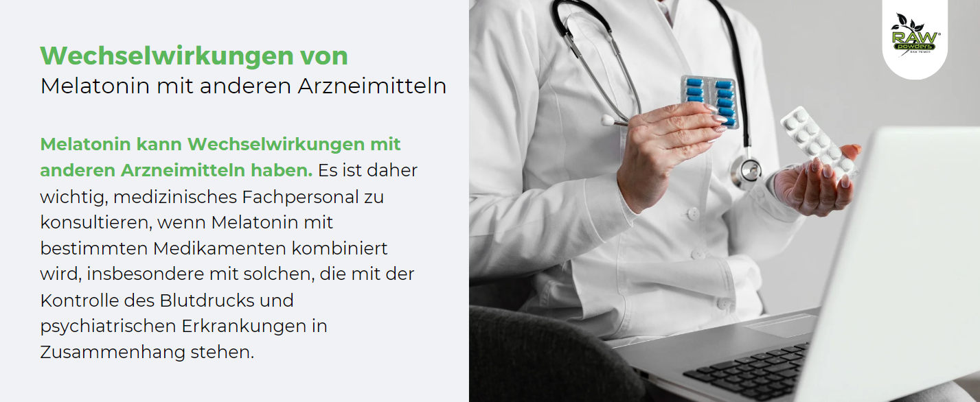 Melatonin mit anderen medikamenten