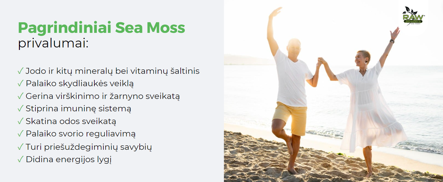 Sea Moss privalumai