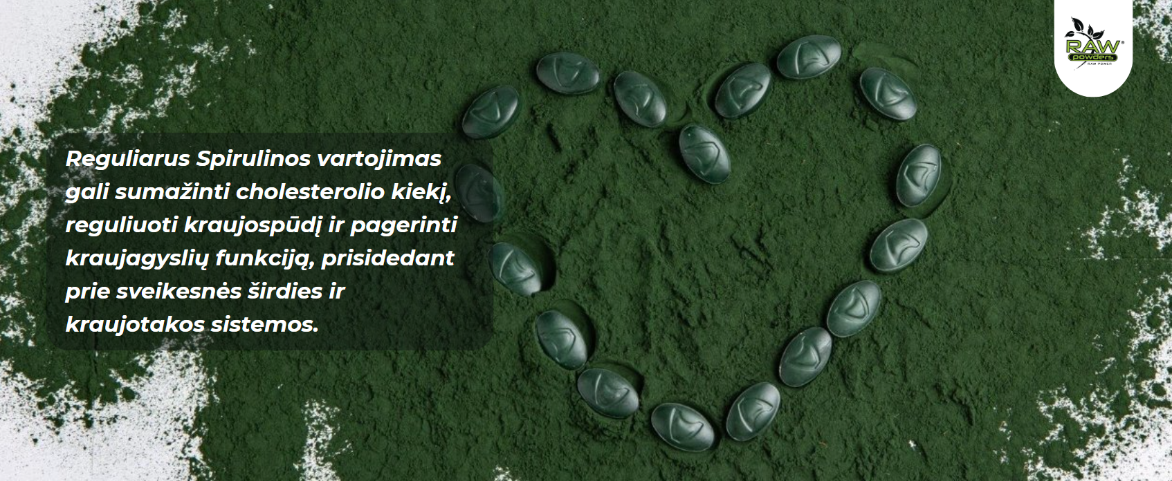 Spirulina kraujospūdžiui